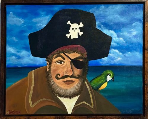 Captain Rotbart Mit Vogel Sybille
